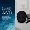 image:imageAdaptive Sound Technologies Carrying Case for LectroFan Micro amp Micro2  Case for Sound Machine with a Hybrid Shell Exterior a Pocket for Charging Cable and Lanyard Lightweight Design