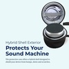 image:imageAdaptive Sound Technologies Carrying Case for LectroFan Micro amp Micro2  Case for Sound Machine with a Hybrid Shell Exterior a Pocket for Charging Cable and Lanyard Lightweight Design