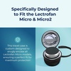 image:imageAdaptive Sound Technologies Carrying Case for LectroFan Micro amp Micro2  Case for Sound Machine with a Hybrid Shell Exterior a Pocket for Charging Cable and Lanyard Lightweight Design