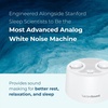 image:imageAdaptive Sound Technologies Lectro Sound 2 White Noise Machine White  NonLooping Warm White Noise for Soothing Sleep a Simple Machine for Nursery or Bedroom Made for All Ages