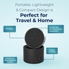 image:imageAdaptive Sound Technologies LectroFan Micro 2 White Noise Machine Black  Portable Bluetooth Speaker and White Noise Machine a Compact Sound Machine for Travel with 11 NonLooping SoundsBlack