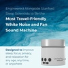 image:imageAdaptive Sound Technologies LectroFan Micro 2 White Noise Machine Black  Portable Bluetooth Speaker and White Noise Machine a Compact Sound Machine for Travel with 11 NonLooping SoundsWhite