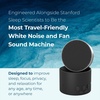 image:imageAdaptive Sound Technologies LectroFan Micro 2 White Noise Machine Black  Portable Bluetooth Speaker and White Noise Machine a Compact Sound Machine for Travel with 11 NonLooping SoundsBlack