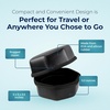 image:imageAdaptive Sound Technologies LectroFan Travel Case for Sound Machine  Carrying Case for Sound Machine with a Clamshell Design Silicon Rubber Build ImpactResistant and Zip Closure