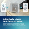 image:imageAdaptive Sound Technologies Sound  Sleep SE White Noise Machine White  White Noise Machine for Focus Support with a Convenient Sleep Timer Builtin Headphone Jack and Precision Volume SettingsSoundSleep SE