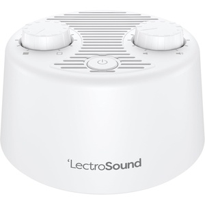 image:imageAdaptive Sound Technologies Lectro Sound 2 White Noise Machine White  NonLooping Warm White Noise for Soothing Sleep a Simple Machine for Nursery or Bedroom Made for All Ages