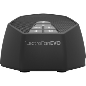 image:imageAdaptive Sound Technologies LectroFan EVO Sound Machine Charcoal  NonLooping Sound Machine for Sleep with Soothing Noise Convenient Sleep Timer Lightweight Build USB PoweredCharcoal