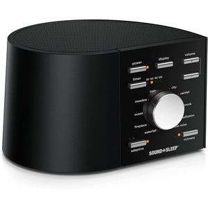 image:imageAdaptive Sound Technologies Sound  Sleep SE White Noise Machine White  White Noise Machine for Focus Support with a Convenient Sleep Timer Builtin Headphone Jack and Precision Volume SettingsSoundSleep