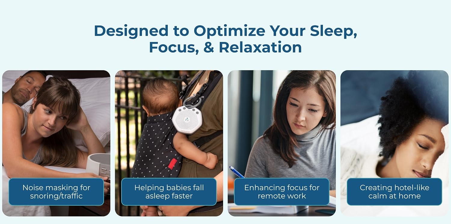 Adaptive Sound Technologies｜LectroFan Classic Sound Machine,Optimize Sleep With Adaptive Audio Tech