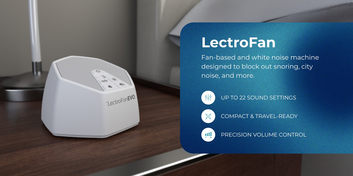 Adaptive Sound Technologies｜LectroFan Classic Sound Machine,Optimize Sleep With Adaptive Audio Tech
